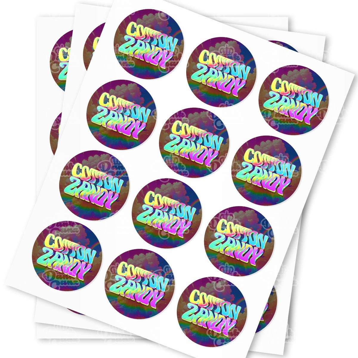 Cotton Zandy Strain Stickers | Strain Labels