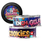French Gelato Cookies 3.5g Self Seal Tins - DC Packaging Custom Cannabis Packaging