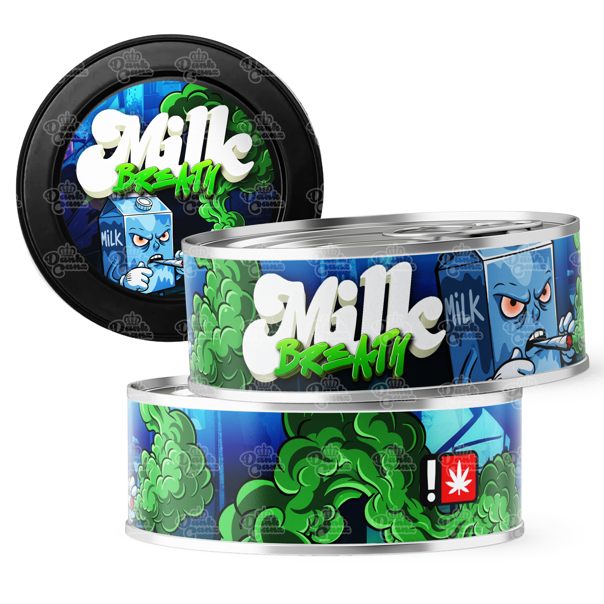 Milk Breath 3.5g Self Seal Tins - DC Packaging Custom Cannabis Packaging