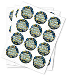 Blue Banana Cream Strain Stickers - DC Packaging Custom Cannabis Packaging