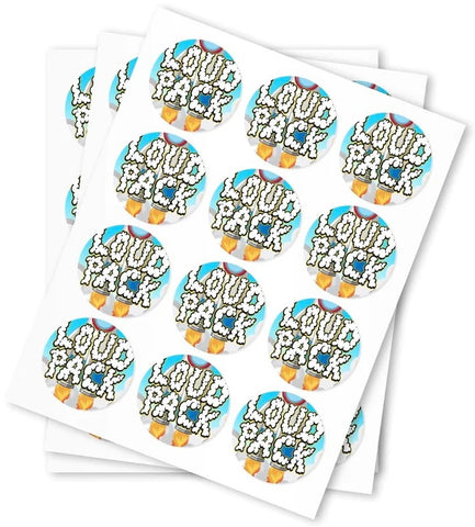 Loud Pack Strain Stickers - DC Packaging Custom Cannabis Packaging