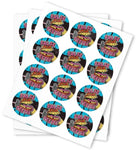 False Teeth Stickers