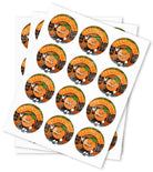 Clementine Strain Stickers - DC Packaging Custom Cannabis Packaging