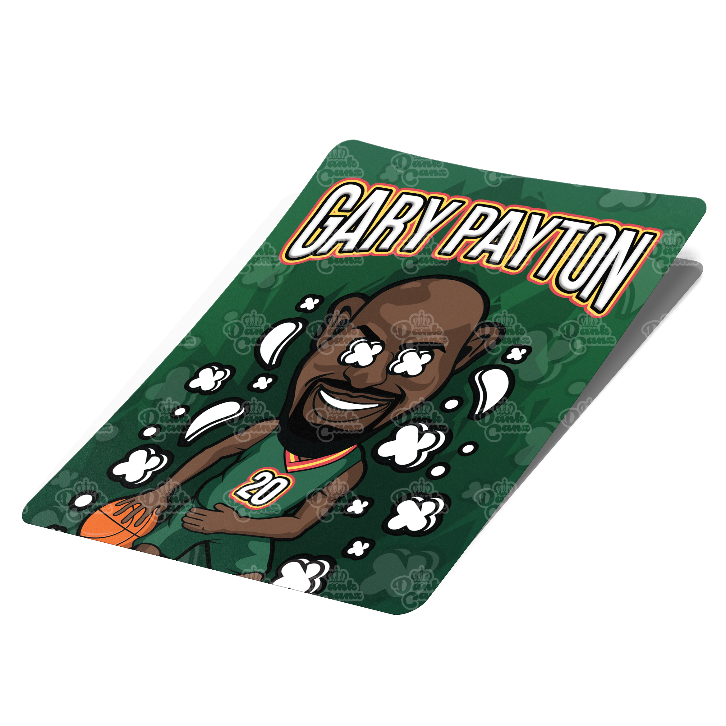Gary Payton Mylar Bag Labels - Labels only - DC Packaging Custom Cannabis Packaging