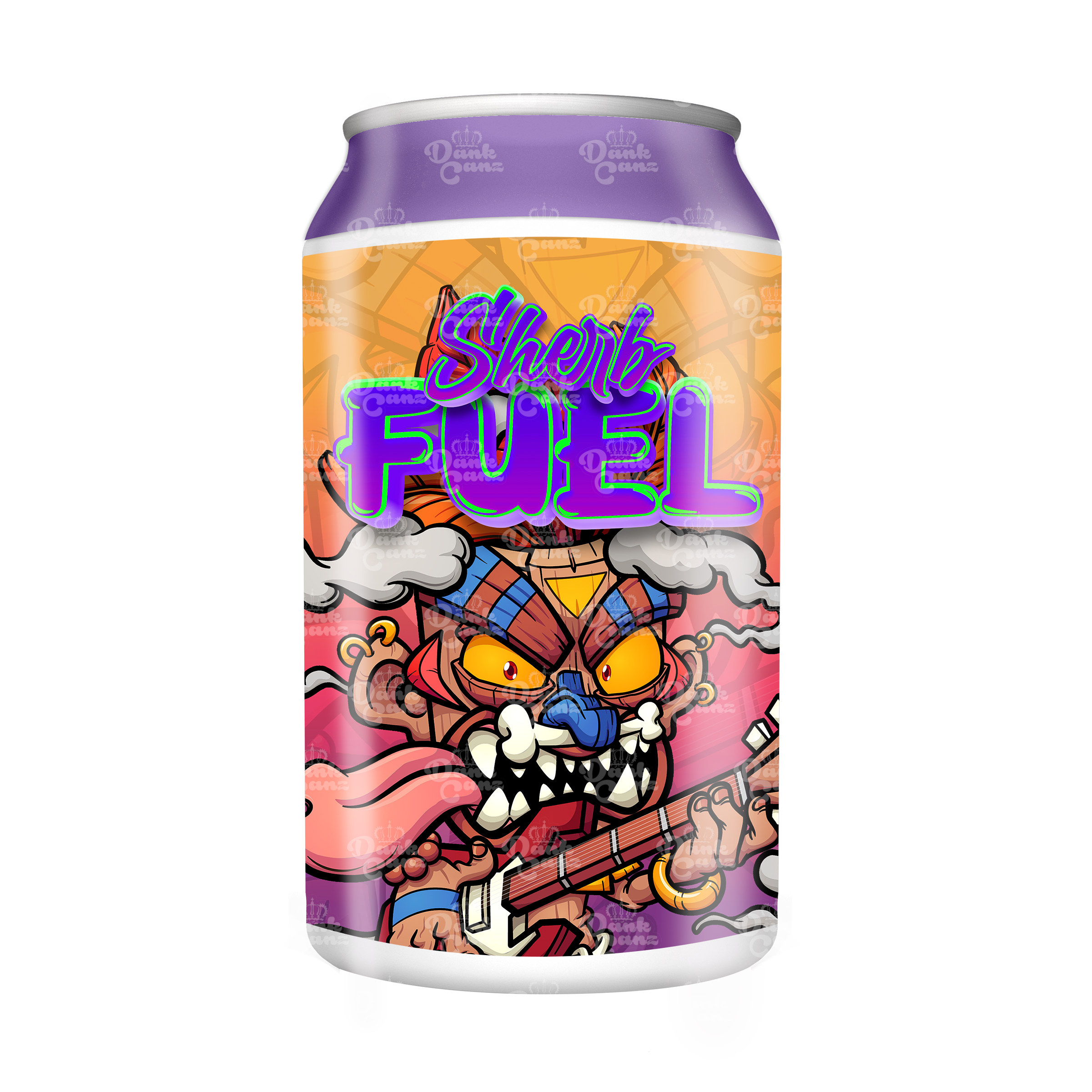 Sherb Fuel 3.5g Plastic Soda Cans - DC Packaging Custom Cannabis Packaging