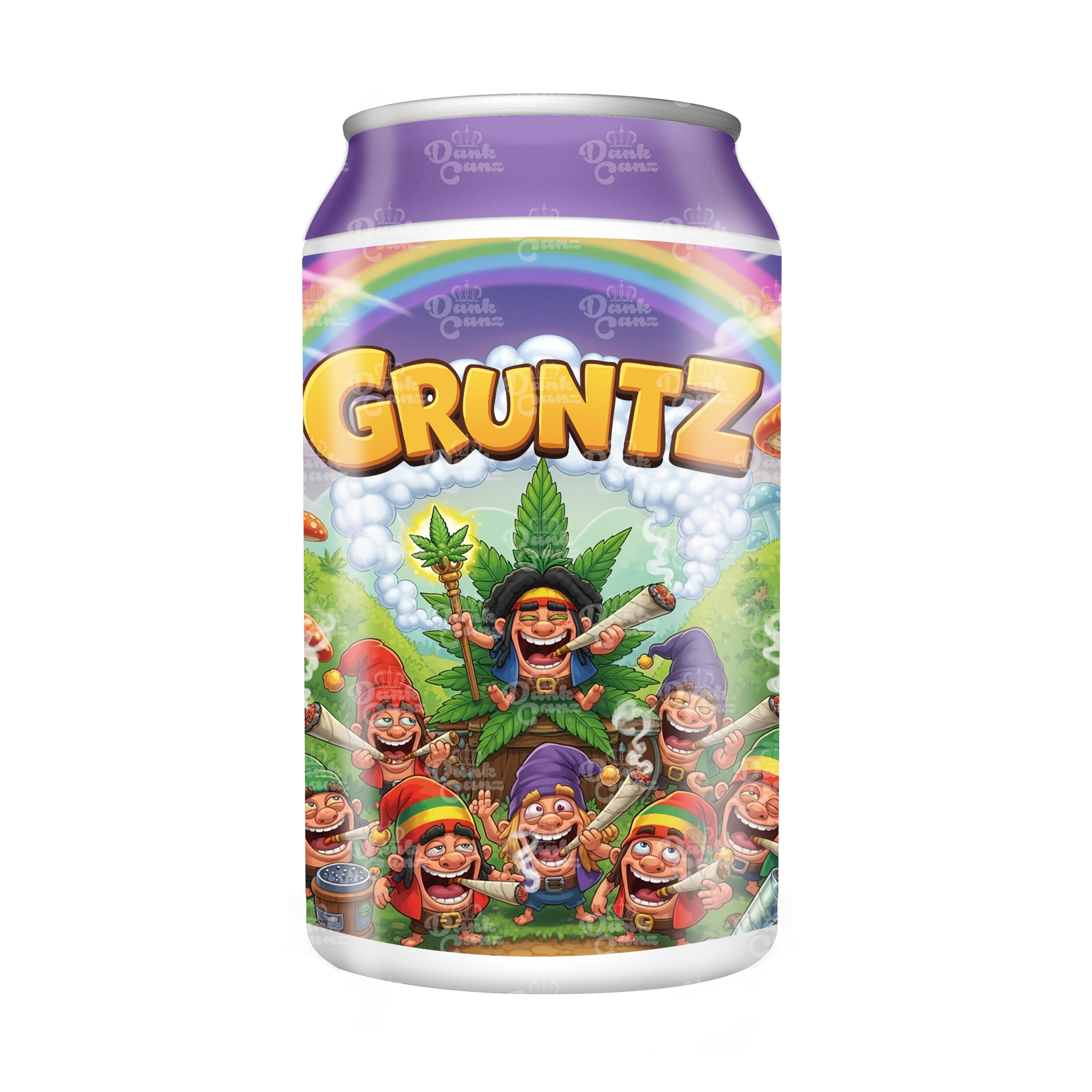 Gruntz 3.5g Plastic Soda Cans - DC Packaging Custom Cannabis Packaging