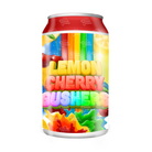 Lemon Cherry Gushers 3.5g Plastic Soda Cans - DC Packaging Custom Cannabis Packaging