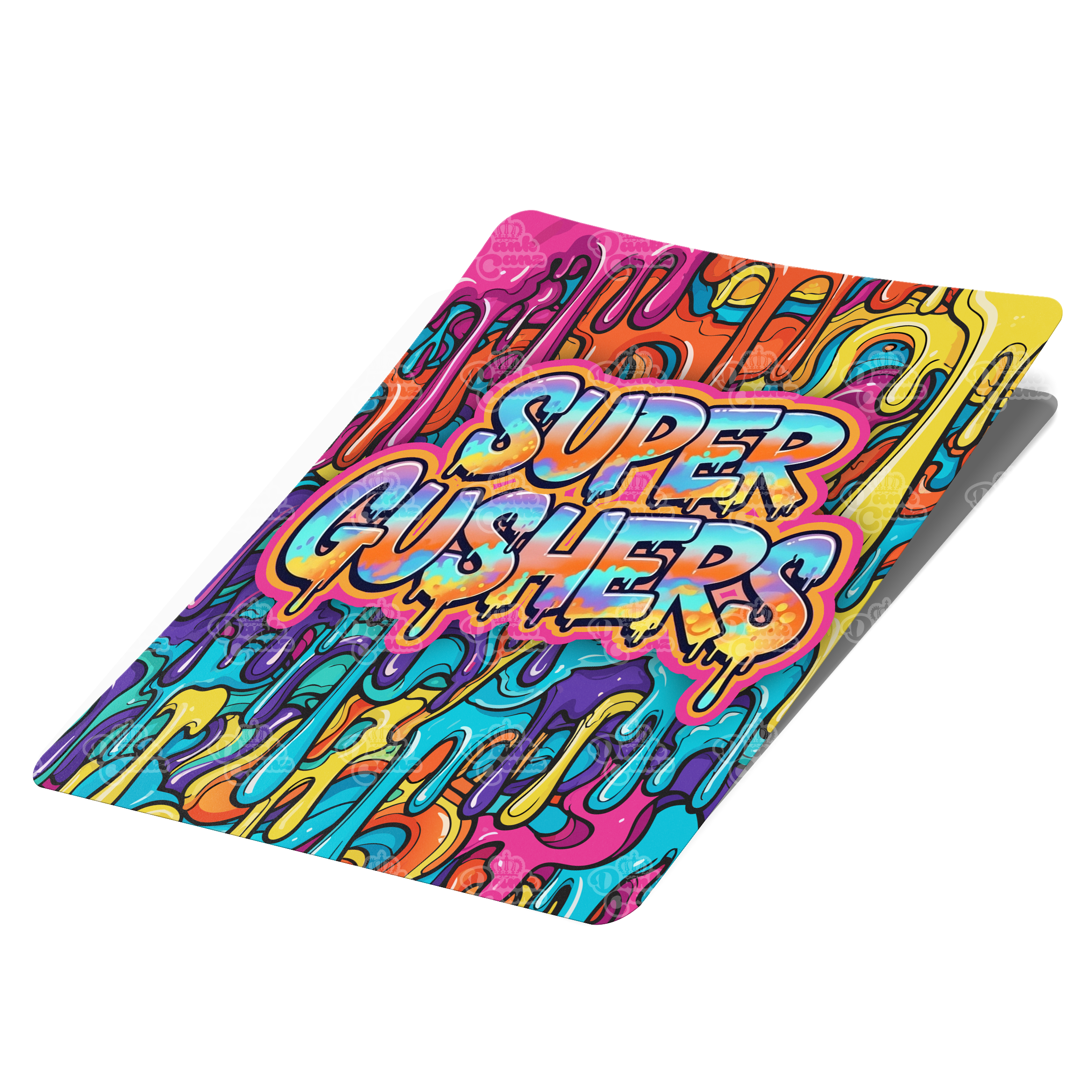 Super Gushers Mylar Bag Labels - Labels only - DC Packaging Custom Cannabis Packaging