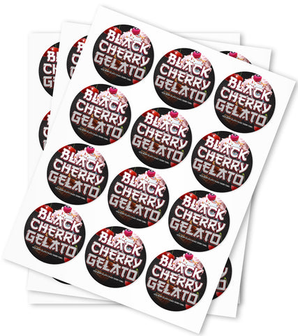 Black Cherry Gelato Strain Stickers