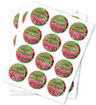 Watermelon Candy Strain Stickers - DC Packaging Custom Cannabis Packaging