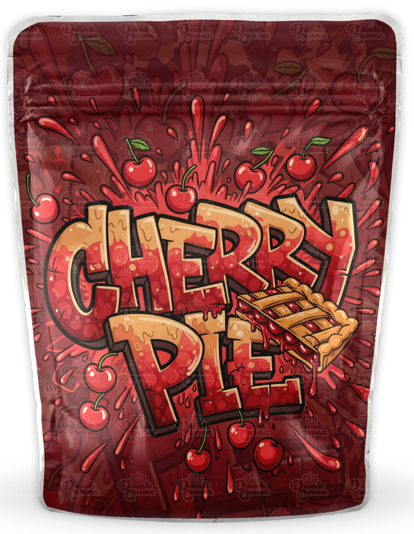 Cherry Pie Mylar Bags - DC Packaging Custom Cannabis Packaging