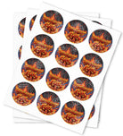 Permanent Gas Strain Stickers - DC Packaging Custom Cannabis Packaging