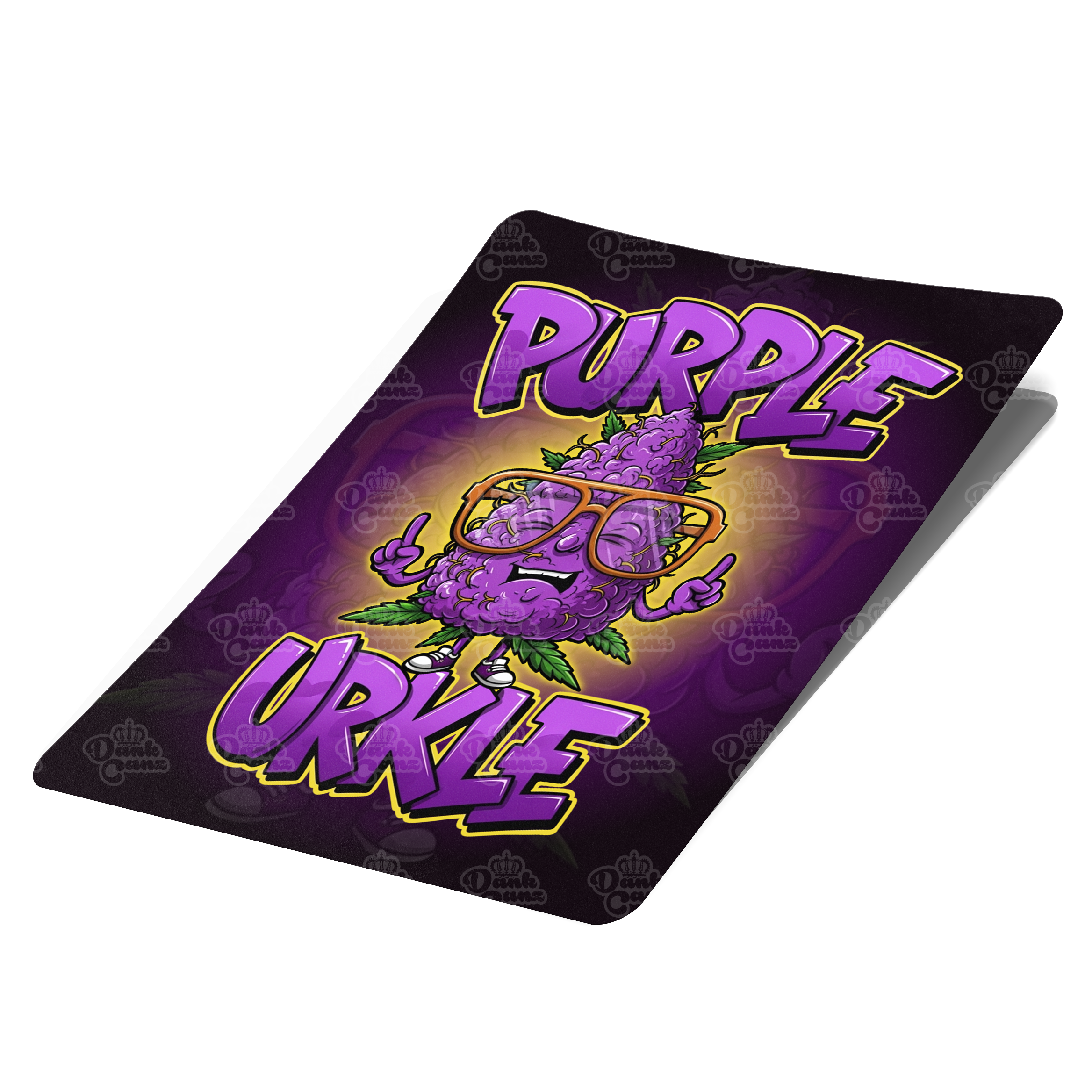 Purple Urkle Mylar Bag Labels - Labels only - DC Packaging Custom Cannabis Packaging