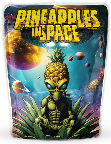 Pineapples in Space Mylar Bags