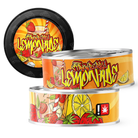 Strawberry Lemonade 3.5g Self Seal Tins - DC Packaging Custom Cannabis Packaging
