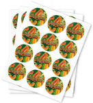 Papaya Punch Strain Stickers
