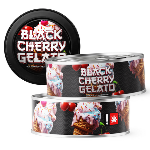 Black Cherry Gelato 3.5g Self Seal Tins