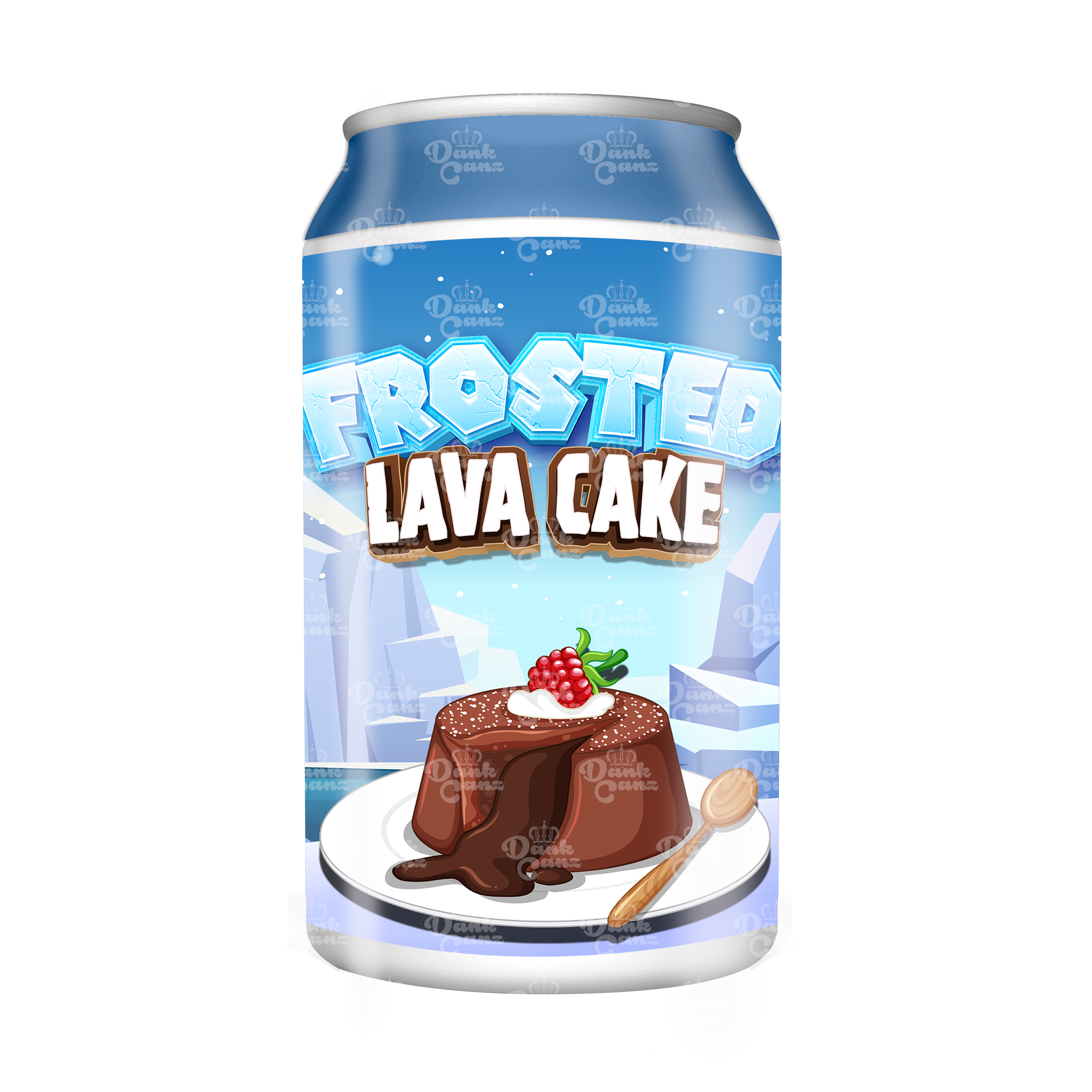 Frosted Lava Cake 3.5g Plastic Soda Cans - DC Packaging Custom Cannabis Packaging
