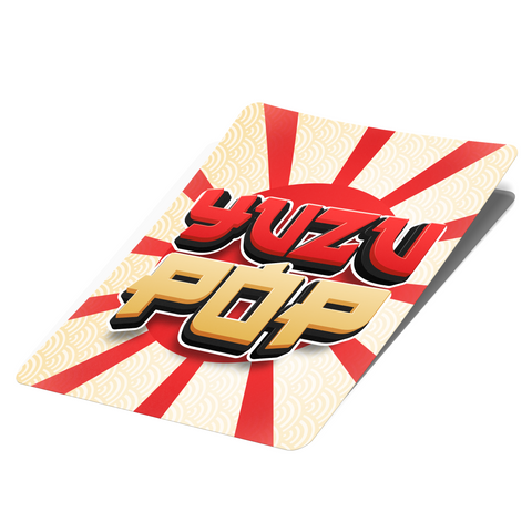 Yuzu Pop Mylar Bag Labels - Labels only