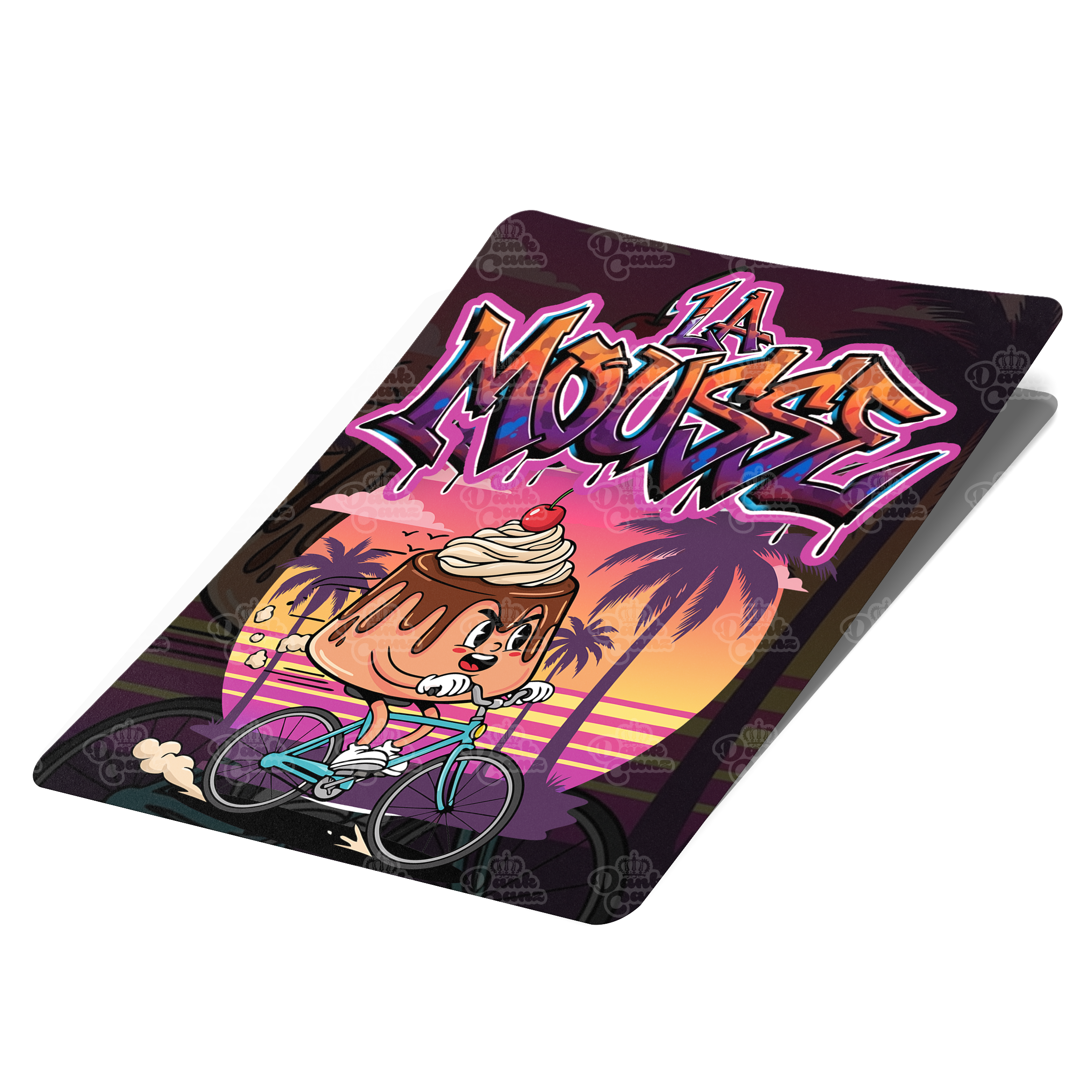 LA Mousse Mylar Bag Labels - Labels only - DC Packaging Custom Cannabis Packaging