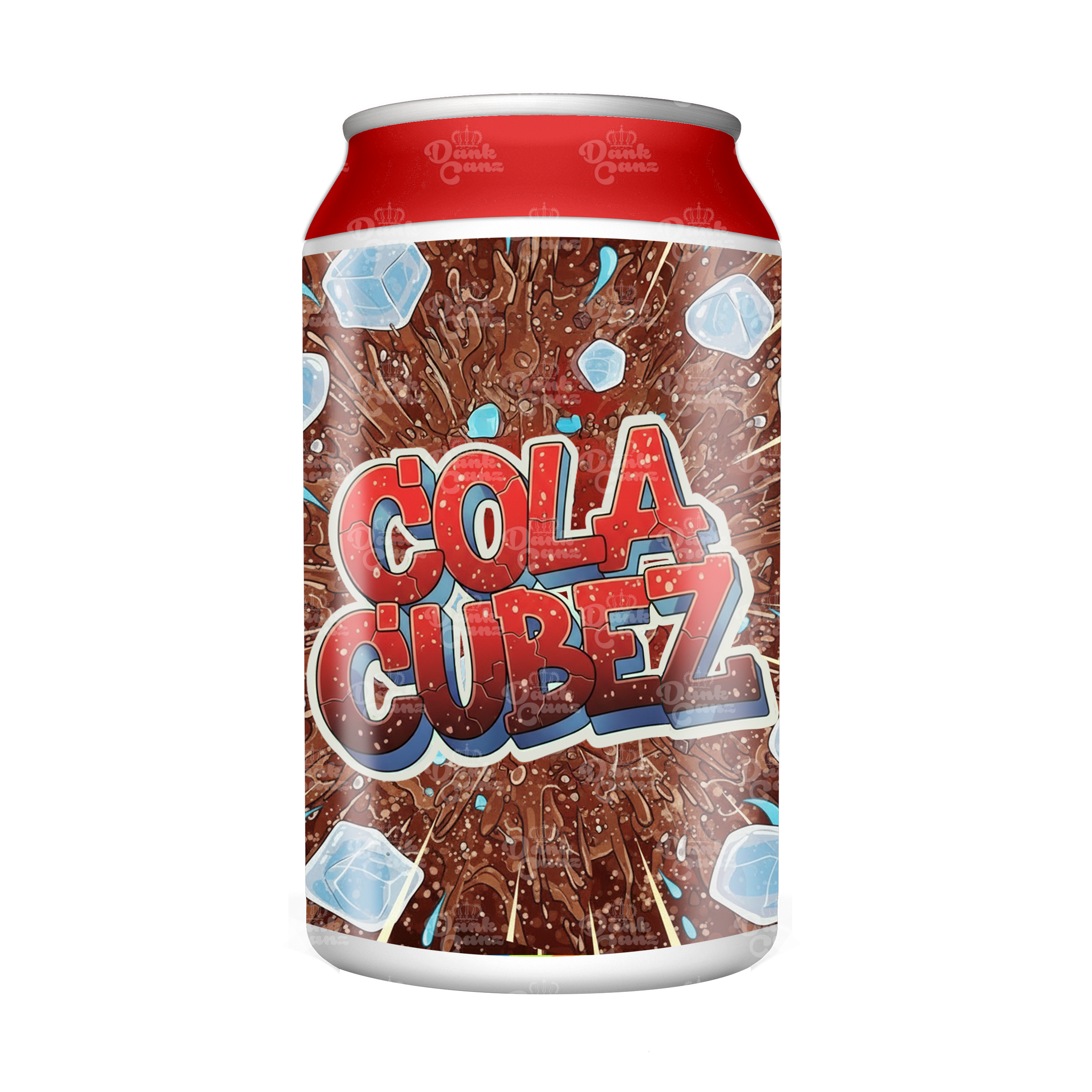 Cola Cubez 3.5g Plastic Soda Cans - DC Packaging Custom Cannabis Packaging