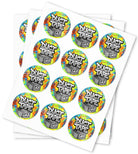 Duct Tape Strain Stickers - DC Packaging Custom Cannabis Packaging
