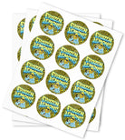 Frozen Lemons Strain Stickers - DC Packaging Custom Cannabis Packaging