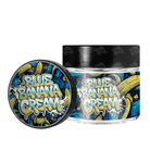 Blue Banana Cream 3.5g/60ml Glass Jars - Labelled - DC Packaging Custom Cannabis Packaging