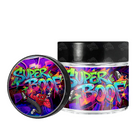Super Boof 3.5g/60ml Glass Jars - Labelled - DC Packaging Custom Cannabis Packaging