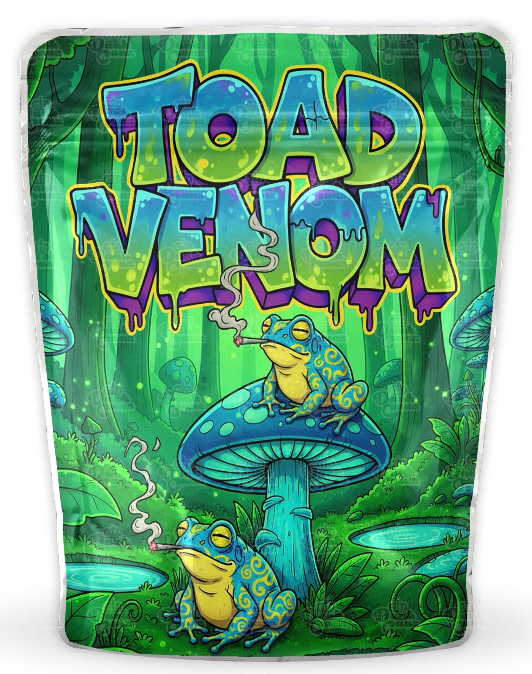 Toad Venom Mylar Bags - DC Packaging Custom Cannabis Packaging