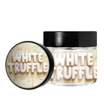 White Truffle 3.5g/60ml Glass Jars - Pre Labelled - Empty
