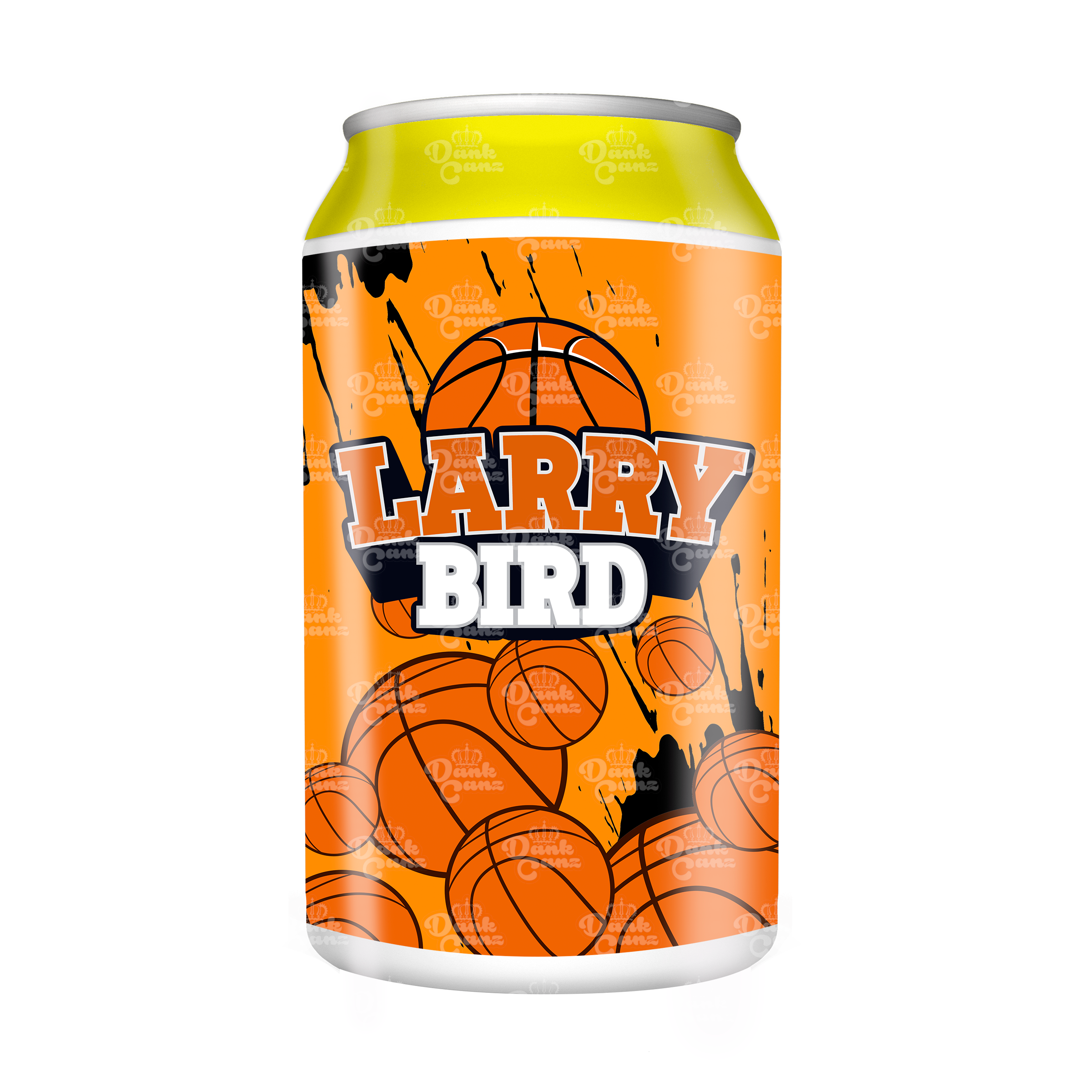 Larry Bird 3.5g Plastic Soda Cans - DC Packaging Custom Cannabis Packaging