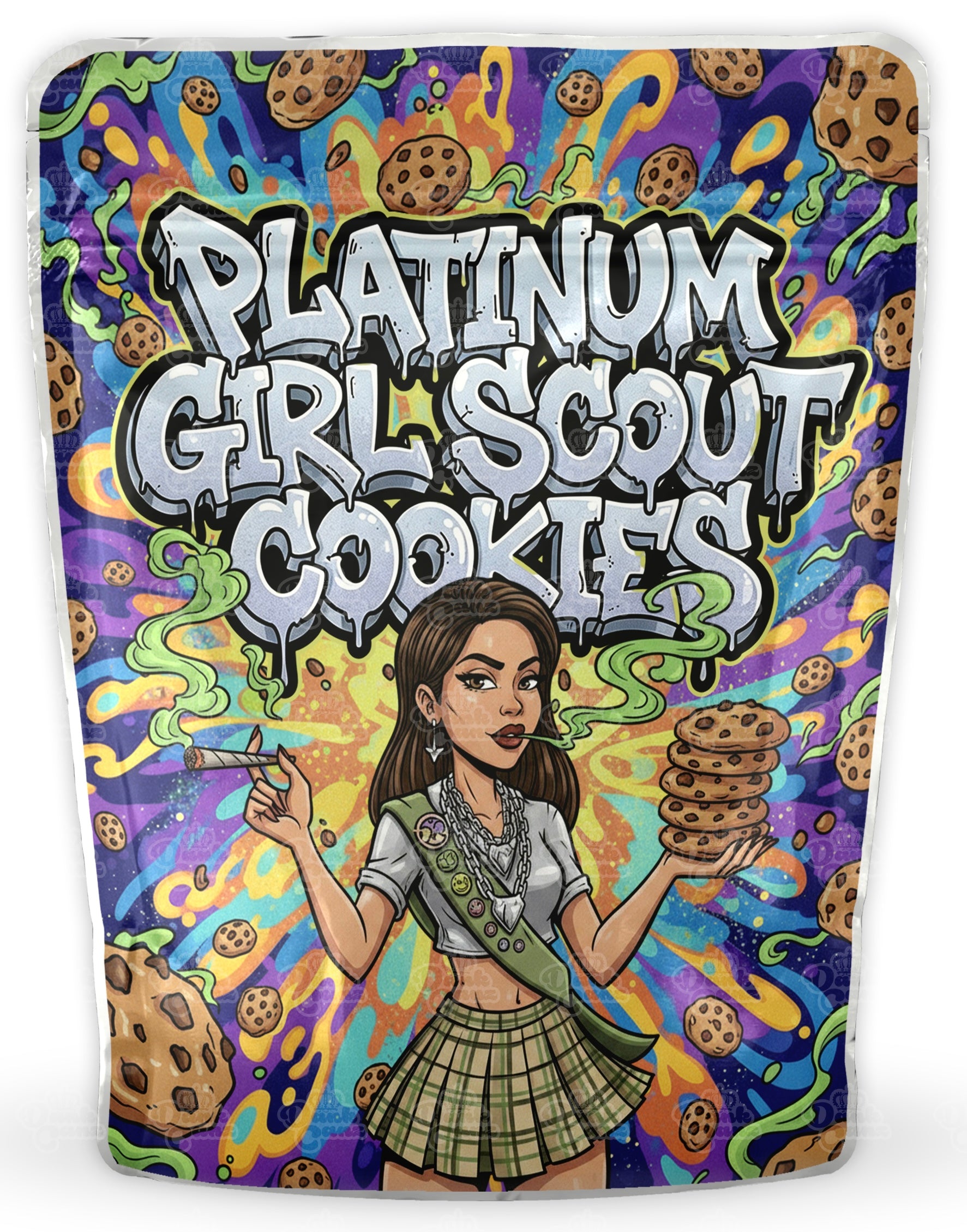 Platinum Girl Scout Cookies Mylar Bags