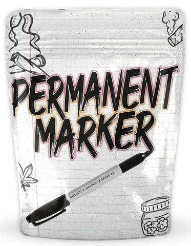 Permanent Marker Mylar Bags