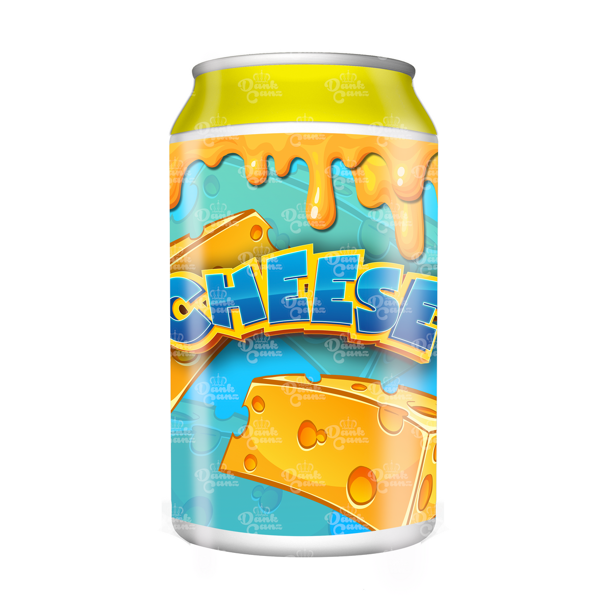Cheese 3.5g Cali Style Plastic Soda Cans | Cali Packaging