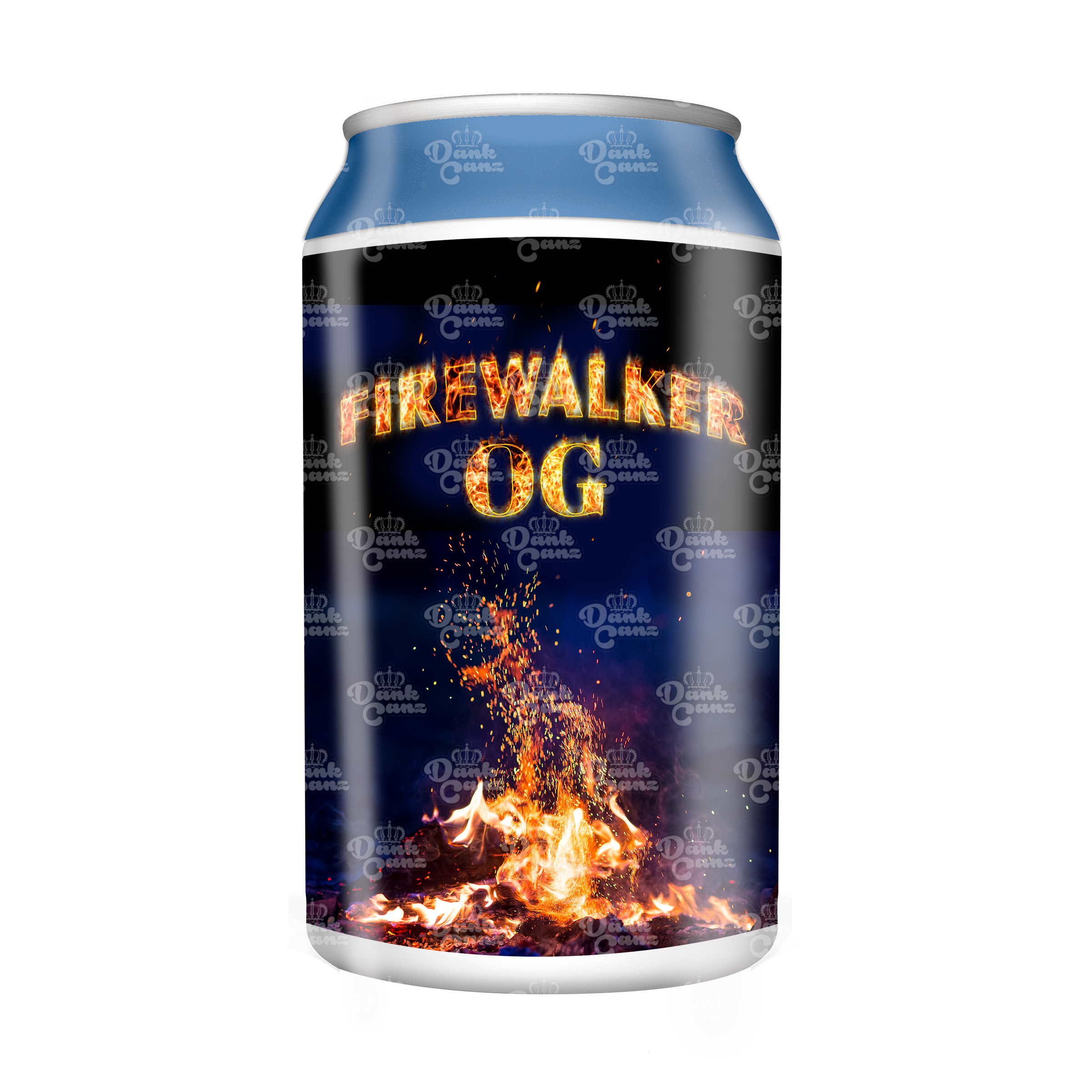 Firewalker OG 3.5g Plastic Soda Cans - DC Packaging Custom Cannabis Packaging