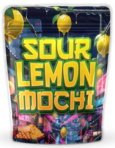 Sour Lemon Mochi Mylar Bags