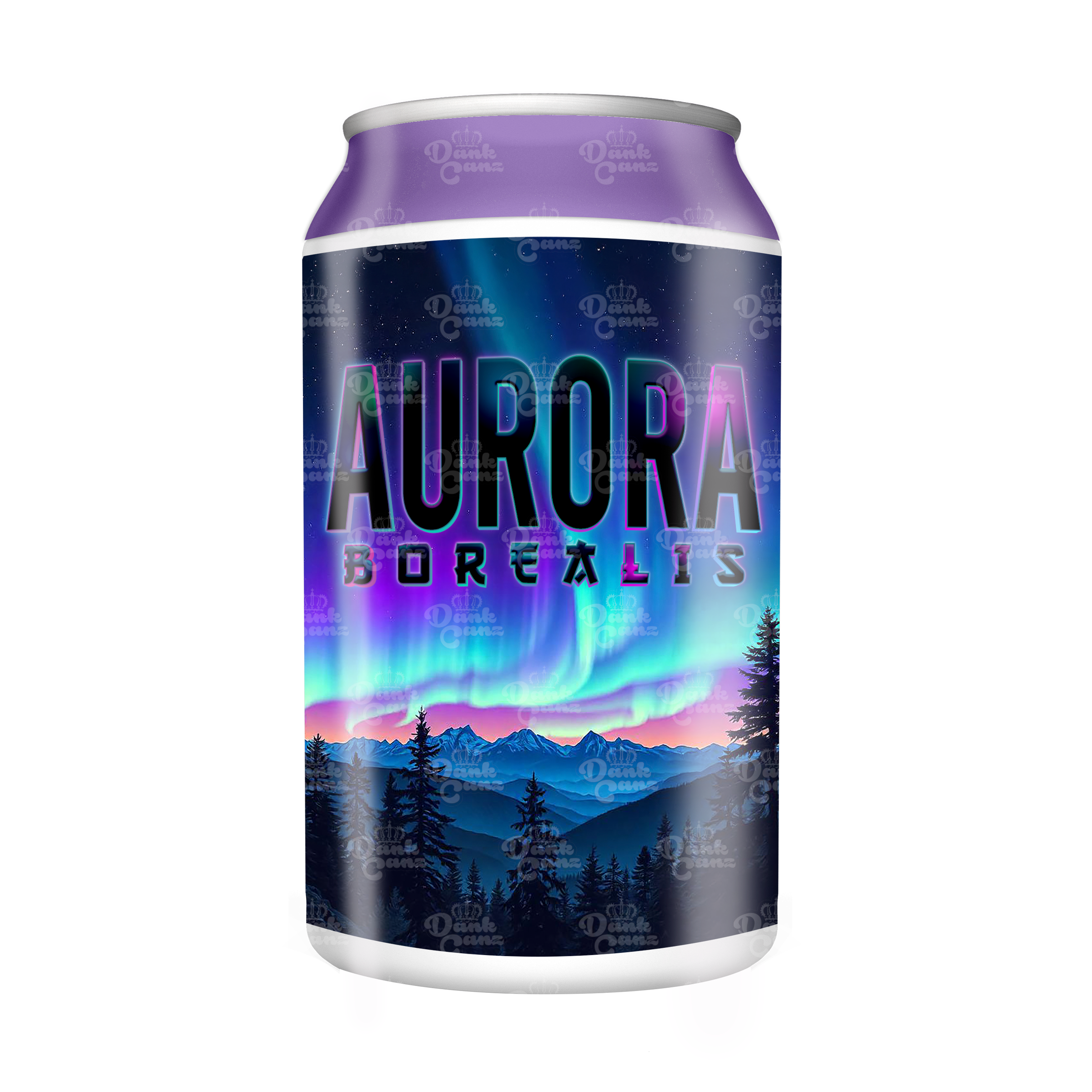 Aurora Borealis 3.5g Plastic Soda Cans
