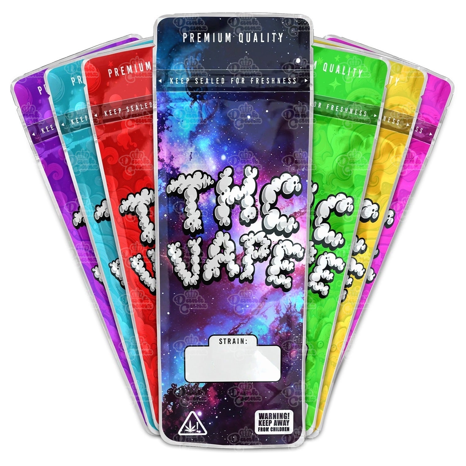 Pre Designed Vape Packaging Bags