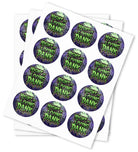 Night of the Living Dank Strain Stickers - DC Packaging Custom Cannabis Packaging