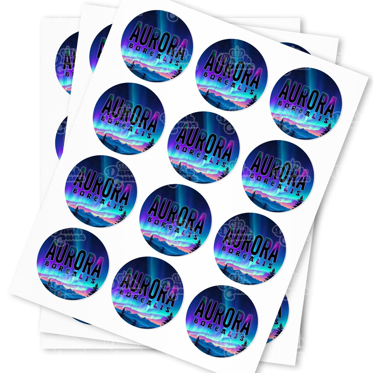 Aurora Borealis Strain Stickers | Strain Labels