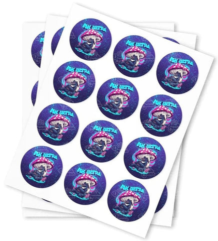 MK Ultra Strain Stickers