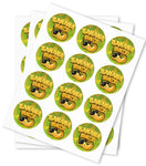 Banana Runtz Strain Stickers - DC Packaging Custom Cannabis Packaging