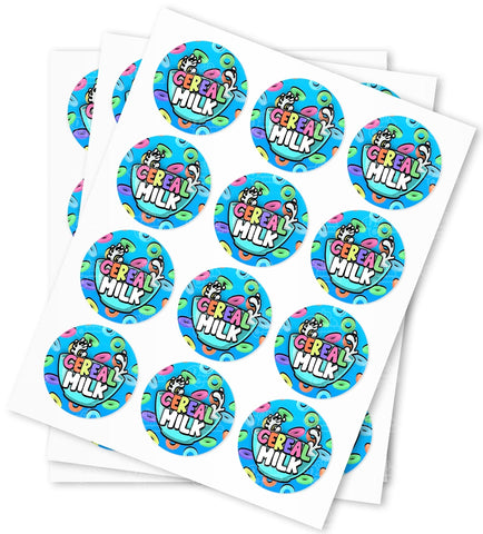 Cereal Milk Stickers