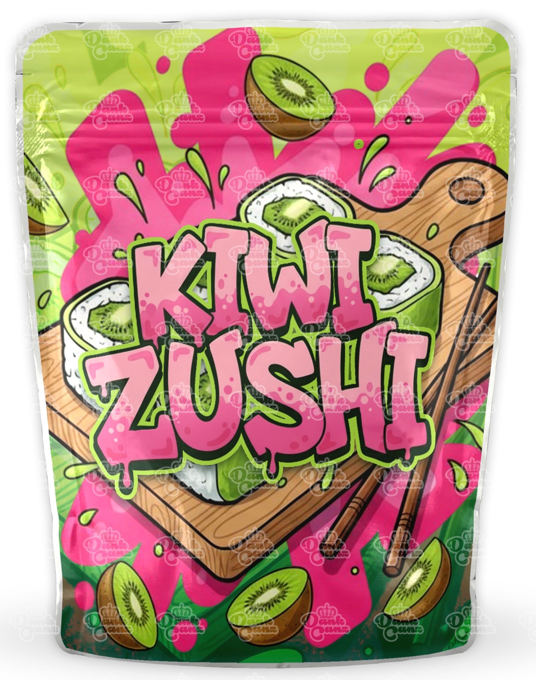 Kiwi Zushi Mylar Bags