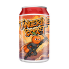 Tangerine Boost 3.5g Plastic Soda Cans - DC Packaging Custom Cannabis Packaging