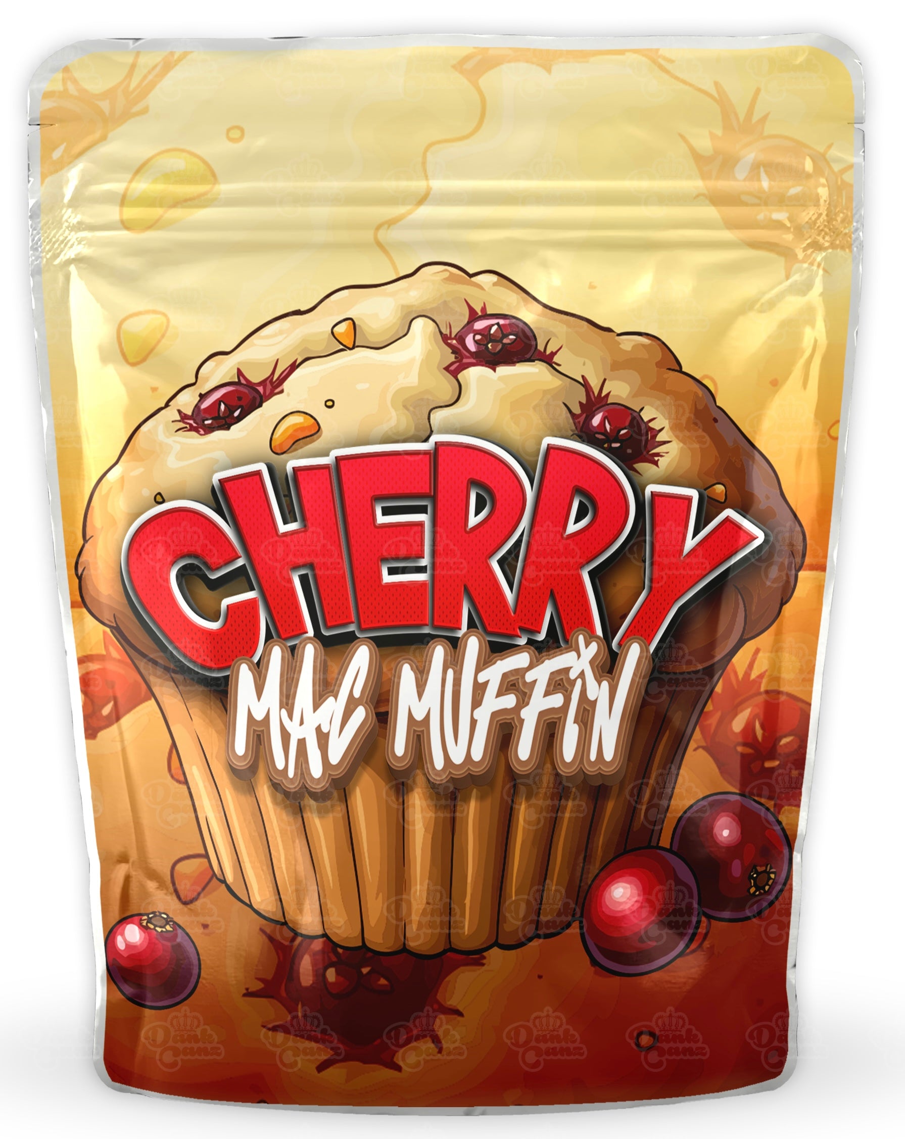 Cherry Mac Muffin Mylar Bags