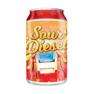 Sour Diesel 3.5g Plastic Soda Cans - DC Packaging Custom Cannabis Packaging