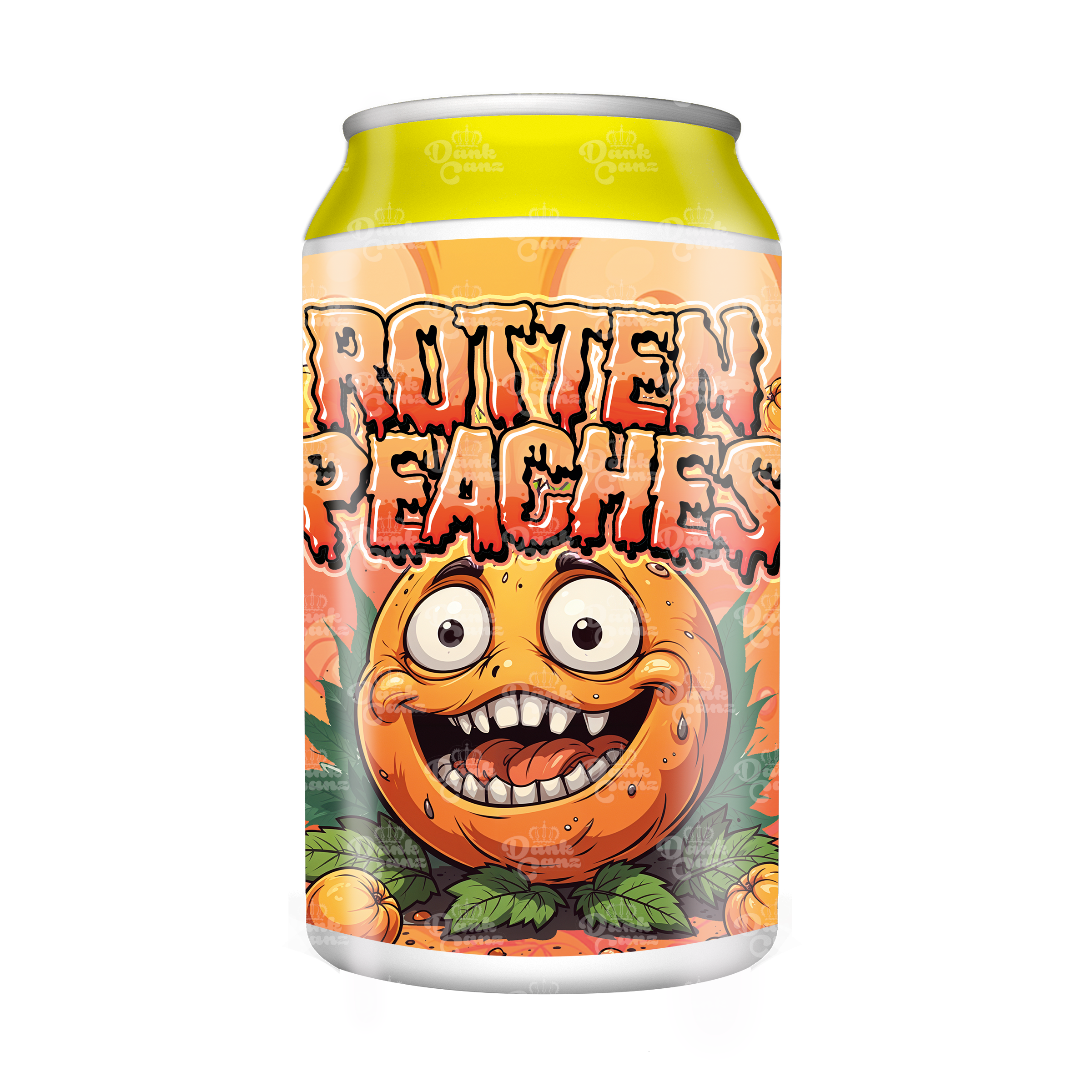 Rotten Peaches 3.5g Plastic Soda Cans