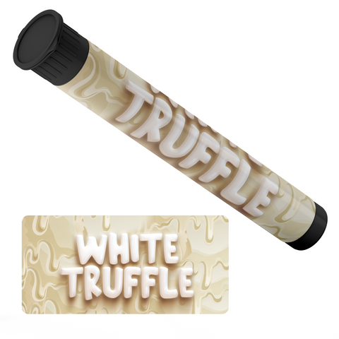 White Truffle Pre Roll Tubes - Pre Labelled